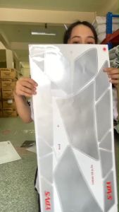 สติกเกอร์ติดรถ TZR R ปี1990 รุ่น1 สติกเกอร์Yamaha TZR 150 สีสด เคลือบเงาแท้ (xชุด)