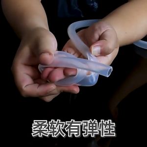 1PC 1M Food Grade Clear Translucent Silicone Tube Beer Milk Hose Pipe Soft Rubber