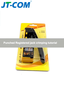 Rj45 Crimping Tool Pass Through Crimper Cutter for Cat6 Cat5 Cat5e 8P8C Modular Connector