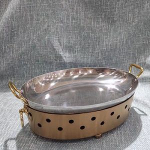 Thai Tableware Fish Plate Lime Weever Stove Fish Roasting Plate Stainless Steel Stove Heating Thai Stove Appliance Open Stove Fish