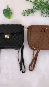 WEIYI Premium Sling Bag Warna Hitam Dan Coklat Kode BPCH