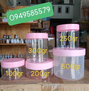 Hủ pét 5gr-20gr-100gr-180gr-200gr-300gr-500gr [màu hồng]
