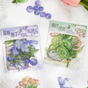 Creative Fruit Tea Party Sticker Pack Fresh & Cute for DIY Journaling Scrapbooking & Handmade Decor Supplies 30sheets