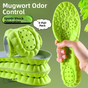 LINGMIAO | Mens Sweat-Absorbing Anti-Odor Breathable Antimicrobial Fragrant Insoles