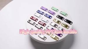 Combination Diamond Shoe Charms Fashion Laces Buckle Quality Metal Shoelaces Decorations Shoes Accessories