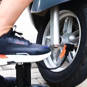 Bicycle Pump Bike Foot Pump 160psi For Bicycle With Pressure Gauge Motorcycle Car Mini Tire Inflator Pedal high pressure pump Electric household mini portable air pump Sports & Outdoors Exercise & Fitness Equipment Accessories Air Pumps