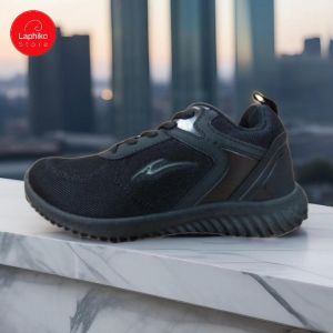 Sepatu sekolah hitam tali Pro ATT TES 591 35-43