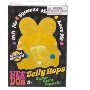 NeeDoh Jelly Hops Coelho Squishy Anti-Estresse Bola Gel Macia Anti-Ansiedade Fidget Sensorial Brinquedo de Apertar para Present