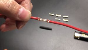 50 Đầu cos nối 2 sợi dây điện 0.5-1.5mm bằng đồng thau