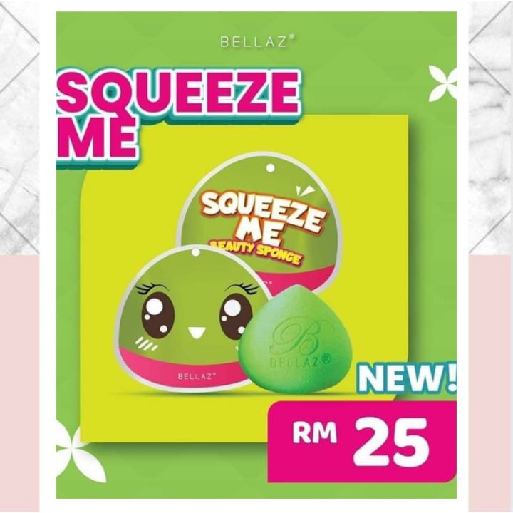 CLEARANCE STOCK!! SQUEEZE ME BEAUTY SPONGE BY MUA BELLAZ ORIGINAL HQ ❗♥️