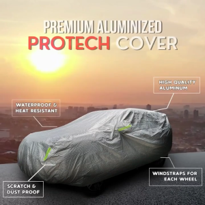 Toyota Land Cruiser 200/300 Protech Lab - Premium 3-Layered All Weather SILVER Aluminum Car Cover