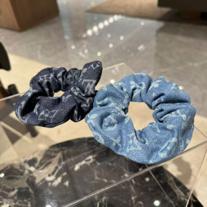 Retro Denim Letter Headband