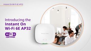 HP / HPE AP32 Aruba Instant On WiFi 6E PoE Access Point  with 2.5Gbps Lan - Wi-Fi CERTIFIED 6E™  Smart Mesh Free Cloud  S1T23A - 2 Year Warranty by HP Singapore