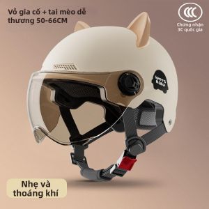 BONINGYU | Mũ Bảo Hiểm Nửa Đầu An Toàn Đạt Chứng Nhận 3C
