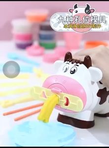 Máy làm mỳ làm kem cho bé hình con bò sữa bằng nhựa xịn xò đáng yêu