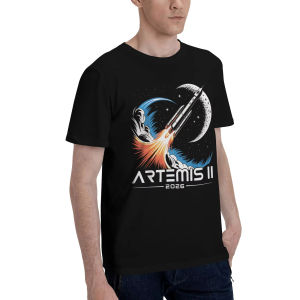 Sanrio | Artemis II Mission To The Moon 2026 Artemis 2 Tee Shirt for Men Women Fashion Summer Fashion T Shirts Cotton Clothes Tops