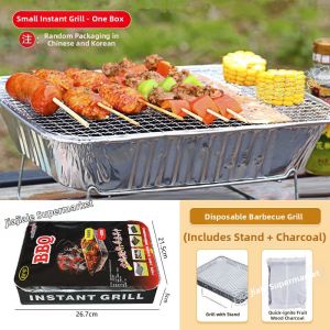 Portable Multi-function BBQ Grill Charcoal Stove for Indoor and Outdoor Use
