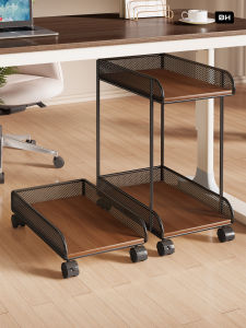 evesigar | Office Home Computer Case Stand Rolling Organizer