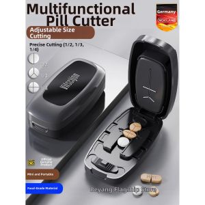 Besee | Quarter and Half Tablet Cutter Divider Pill Multifunction Portable Box