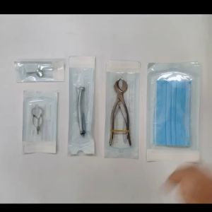 200Pcs/Box Dental Disposable Self-sealing Sterilization Bag Packaging Bag Self-adhesive Bag Self-sealing Bag Double-sided Adhesive