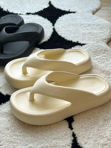 2025 New Womens Roman Style Comfortable EVA Thong Slippers Thick Bottom Slip-On Summer Shoes Anti-Slip Deodorant Soft Sole