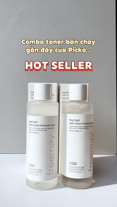 Combo 2 Toner Freemay Thuần Chay Heartleaf Calm Down Moisture - Dưỡng Ẩm Da Làm Diu Da (350ml x 2 chai)