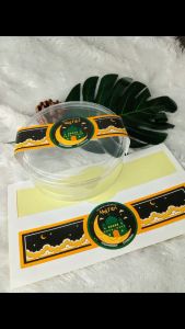 Segel Chromo Custom Buzz Gell Edisi Toples Kue Kering Free Desain Segel Lebaran Idul Fitri Murah