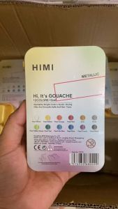 [HỎA TỐC] Bộ 12 Màu Gouache HIMI Miya Nhũ Metallic