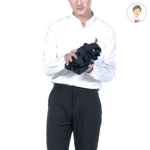 กางเกงขายาวสแล็ค ผ้ายืด EASY CARE ไม่ต้องรีด ทรงกระบอกเล็ก (Slim-fit) เอว 28-42 by สมหมาย