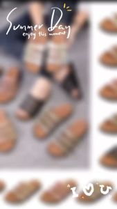 Womens Lunar Walker Three Strap Sandals for Summer - Girl Walking Shoes Footwea