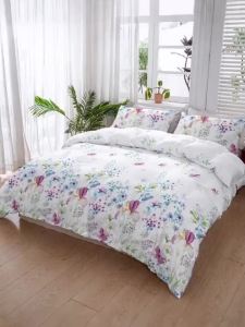 Bộ 3 Vỏ Chăn Họa Tiết Hoa Bộ Đồ Giường Mềm Mại Thân Thiện Với Da Bao Gồm 1 Vỏ Chăn Và 2 Vỏ Gối Phong Cách Hiện Đại Polyester