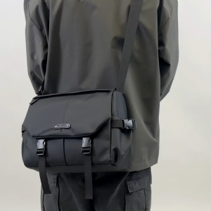 MENSPE Fashion Shoulder Bag Mens Waterproof Messenger Bag Travel Bag Business Bag Phone Bag Large Capacity Cross Body Bag Lightweight Casual Bag Fashion Leisure Sport Street Bag for College Student