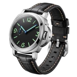 DUTRIEUX | Top Grain Leather Watchband 20mm 22mm 24mm Alligator Grain Thick Strap Compatible with Panerai Bracelet Correa