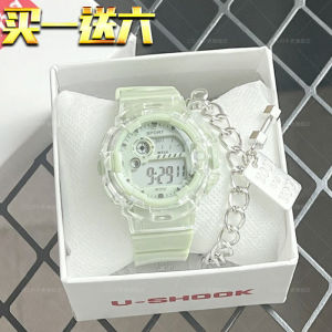 Girls Waterproof Watch Electronic Sport Style round Dial Rubber Band LED Display for Middle School Students Children