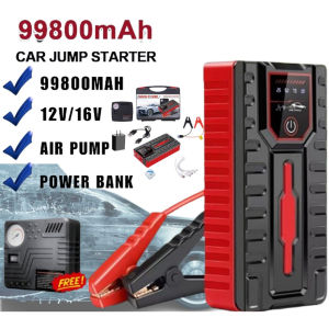 Car Jumper Starter 12V Multi-Function 99800mAh Emergency Power Bank Car Starter COD