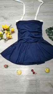 Bikini Nữ Một Mảnh Bộ Đồ Bơi Đi Biển Váy Liền Freesize BinSports BHV086