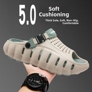 Anti-Slip Anti-Odor Summer Sandals Soft Bottom Wearable Two Ways