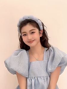 BIF Head Band Aksesoris Rambut Wanita / Bando Shell Busa Tebal Jumbo Fluffy Korea Fashion