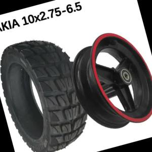 10 Inch 10x2.70-6.5 Wheel for Electric Scooter 10x2.75-6.5 Off-Road Vacuum Tire Tubeless Tyre Parts