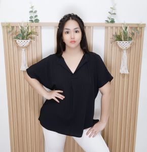 JJJ LYN - Blouse Mercy Atasan Wanita Atasan Kasual Atasan Kerja
