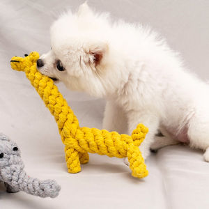 Durable Knot Toy for Dogs Interactive Teeth Cleaning Dental Chew Stick for Small to Medium Breeds like Bichon And Pomeranian
