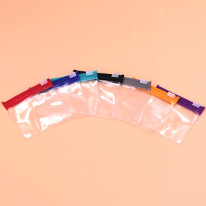 7 Pcs Reusable Zippered Pill Bags Waterproof Travel Medicine Organizer Pouch Self Sealing Transparent Tablet Case 7 Colors