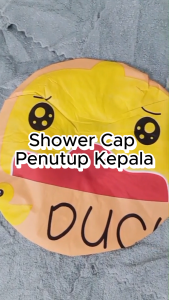 Shower Cap Karakter Kartun Topi Mandi Lucu Penutup Rambut Cover Kepala WaterProof