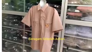 BAJU PRAMUKA GURU PEMBINA LAKI LAKI LENGAN PENDEK+HASDUK JUMBO 165 CM+RING-BAJU PRAMUKA