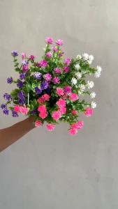 Bunga Buket Bunga Artificial Rose Bunga Palsu Import Dekorasi BG35