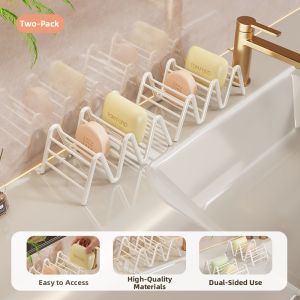 evesigar | No-drilling Drainable Soap Holder