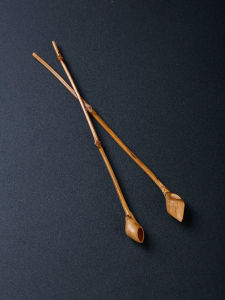 Chinoise Créative Matcha Cuillère Longue Poignée Thé Accessoires De Thé Gongfu En Bambou Traditionnel Artisanal Cuisine