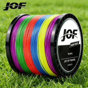JOF | Dây Câu Cá Bện JOF 300M/500M/1000M 16 Sợi Đa Sợi Siêu Bền Dành Cho Câu Cá Chép - 25LB-136LB Vàng/Xám/Xanh lá/Đa Sắc