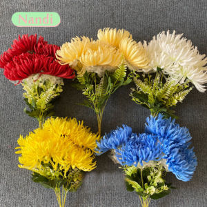 7-head Artificial Flower Chrysanthemum Bouquet Simulation Flower DIY Flower Materials For Wedding Decoration Home Decorations