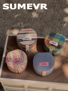 Summerever 2 Lớp Bánh Di Động Du Lịch Hộp Đựng Trang Sức Bông Tai Vòng Sắp Xếp Lưu Trữ Nhỏ Gọn Kích Thước Tiện Dụng Để Sử Dụng Trên Đi